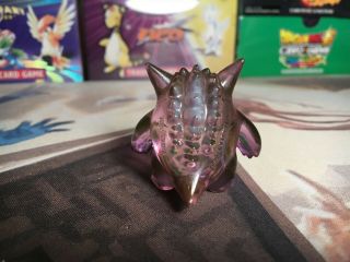 Gengar Tomy Pokemon Figure Clear Purple Translucent Retro Rare Nintendo CGTSJ 3
