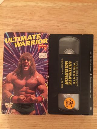 WWF Ultimate Warrior Coliseum Video VHS Rare WWE 3