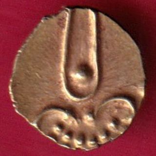 Ancient - South Indian - Gold Fanam - Rare Coin M18
