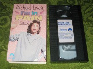 RICHARD LEWIS I ' M IN PAIN CONCERT VHS VIDEO RARE MOVIE NOT ON DVD 3