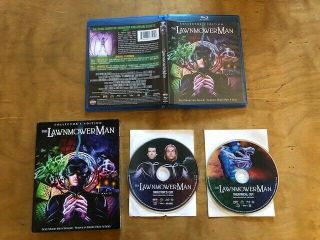 The Lawnmower Man Blu Ray Scream Factory Collector Edition Rare Slipcover