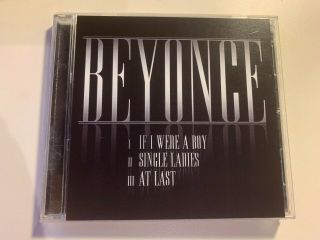 Beyonce If I Were A Boy Single Ladies At Last Promo Cd Sampler Single Rare 2008