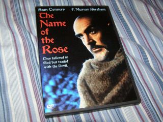 The Name Of The Rose (r1 Dvd) Rare & Oop Sean Connery 16:9 Widescreen