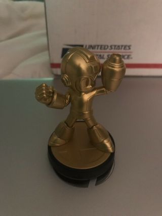 Gold Mega Man Amiibo Megaman Rare