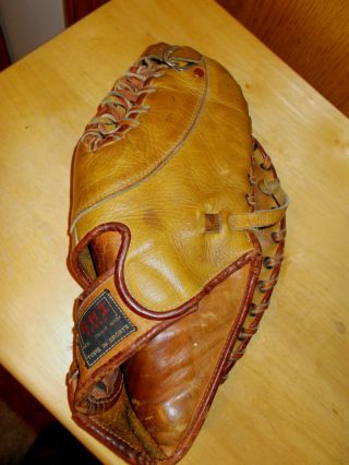 1950 A H I Tops In Sports Brand Gil Hodges First Base Mitt Rare Good Shape