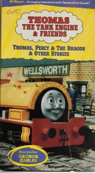 Thomas The Tank Engine & Friends Vhs Thomas,  Percy & The Dragon - - Rare