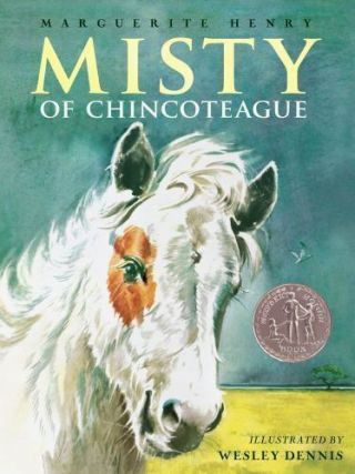 Misty Of Chincoteague By Marguerite Henry 1990 Horses Rare Classic Hardcover