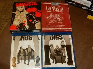GANGSTA COMPLETE SERIES LIMITED EDITION OOP BLU - RAY/DVD W/RARE CIGARETTE SET 3
