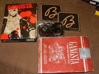 GANGSTA COMPLETE SERIES LIMITED EDITION OOP BLU - RAY/DVD W/RARE CIGARETTE SET 5