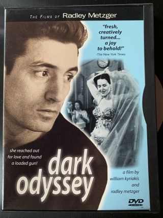 Dark Odyssey (dvd,  1999) Rare Oop Radley Metzger,  William Kyriakis.  R1 Us