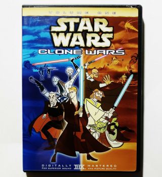 Star Wars - Clone Wars: Vol.  1 (dvd,  2005) Rare & Oop W/ Insert