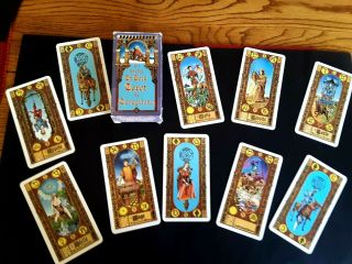 The Stairs Of Gold Tarot Deck By Tavaglione.  Rare First Edition 1979