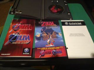 Rare Zelda Ocarina Of Time Master Quest Nintendo Gamecube Complete Collector A,