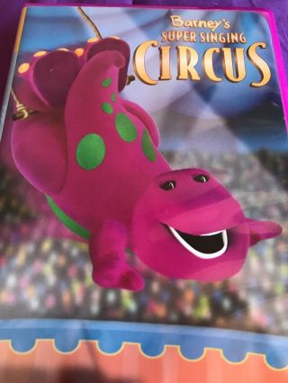 Barney - Singing Circus (VHS,  2000) RARE 2