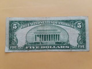 Rare 1929 $5 The NATIONAL BANK of America at PITTSBURGH,  PA Type 1 CH 2261 2