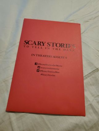 Scary Stories To Tell In The Dark 2019 Movie Film Promo Cards Rare 4 Cards Total