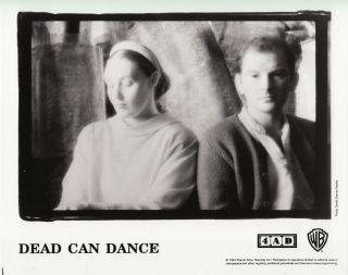 Dead Can Dance - Toward The Within,  Spiritchaser Rare Promo Photo,  Press Kit 4ad
