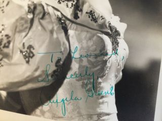 Angela Greene Very Rare Very Early Autographed 8/10 Photo ' 44 King of Bandits 3