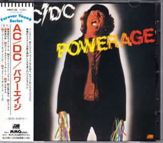 Ac/dc Power Age 1990 Japan Cd 1st Press With Obi Amcy - 36 Htf Very Rare