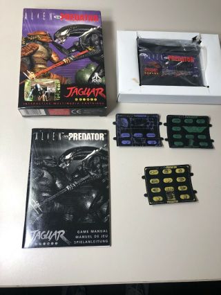 Rare Alien Vs Predator Complete 1994 Atari Jaguar