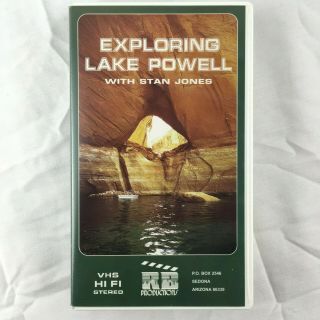Exploring Lake Powell Stan Jones Vhs Vcr Video Tape Nature Documentary Rare