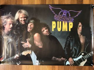 Aerosmith Pump Rare Promo Poster 