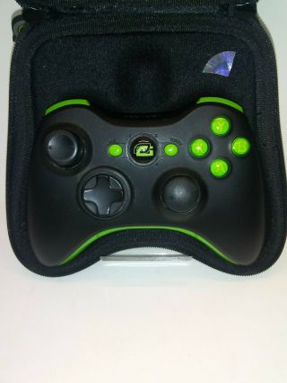 Scuf Gaming Optic Hybrid Professional Controller For Xbox 360 Black & Green Rare