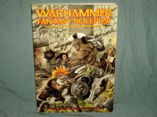 Games Workshop 1st Ed Rulebook - Warhammer Fantasy Roleplay (rare And Exc -)