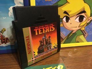 Tetris (tengen) (nintendo Entertainment System,  1988) Rare Find