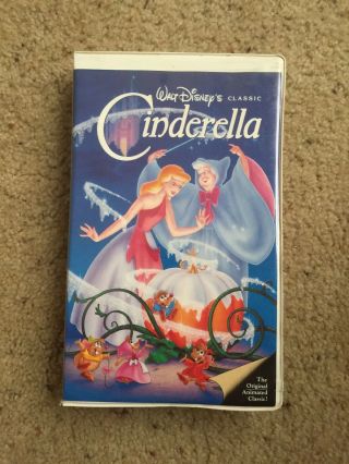 Rare Cinderella Disney Classic 1988 Black Diamond Vhs,  410