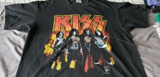 Kiss Alive 96 97 World Wide Love Gun Style Rare Xl Very Cool