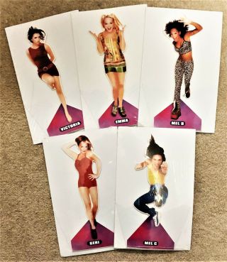 Rare Spice Girls Die Cut Standup Paper Dolls - All 5,  Factory