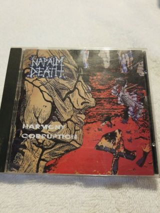 Napalm Death - Harmony Corruption 1990 Release Rare