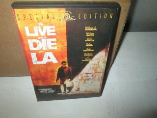 To Live And Die In L.  A.  Rare Thriller Dvd William Petersen Willem Dafoe 1985