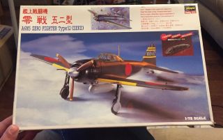 Rare 1/72 Hasegawa 03016 Ss16:900 A6m5 Zero Fighter Type52 Zeke