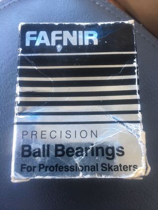 Rare Fafnir 37k C - 7 / 8 - Ball Professional Roller Skate Bearing Set (16) Ec