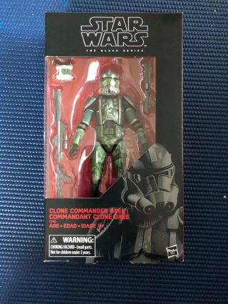 Star Wars The Black Series Clone Commander Gree Action Figure 6 Inch Rare
