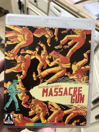 Massacre Gun (blu - Ray/dvd,  2015,  2 - Disc Set) Arrow Video Rare Yasuharu Hasebe
