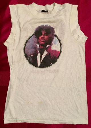 Prince 1983 " Minnesota Dance Benefit / 1999 " Sleeveless T - Shirt - Rare - Wow