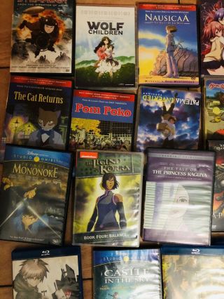Anime 24 DVDs Rare Tokyo Ghoul Cowboy Bepop Wind Rises And More. 3