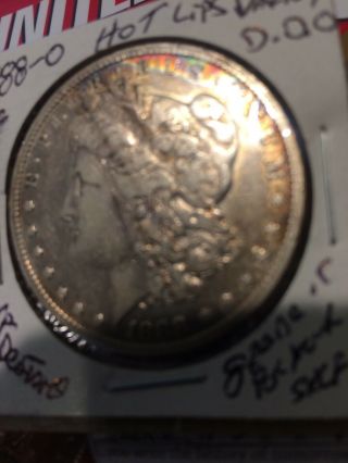 1888 - O Morgan Silver Dollar Key Date,  Rare Us Silver Coin,