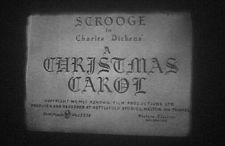 A Christmas Carol (1951) Alastair Sim (8 SOUND 400 ' OB) RARE 3
