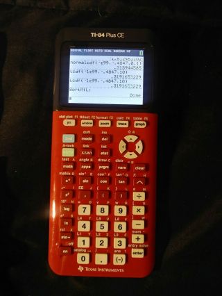 Texas Instruments TI - 84 Plus CE Graphing Calculator - Radical Red,  rare color 2