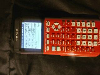 Texas Instruments TI - 84 Plus CE Graphing Calculator - Radical Red,  rare color 3
