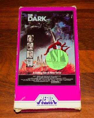 The Dark Vhs (1979) Rare Horror Film