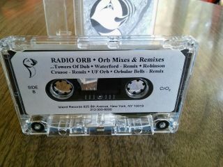 The Orb RADIO ORB Remixes RARE Promo Cassette.  I am the owner. 2