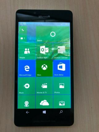 Rare Microsoft Lumia 950 Prototype 32gb