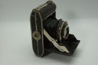 VERY RARE WELTA PONTINA FOLDING CAMERA WITH 5CM 2.  9 MEYER TRIOPLAN UNCOATED LENS 7
