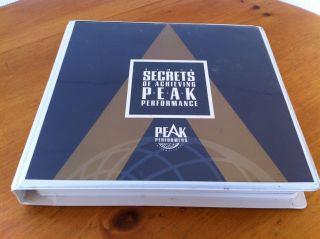 Secrets Of Achieving Peak Performance Set - Jim Rohn,  Brian Tracy & More Rare