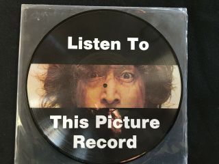 John Lennon - Listen To This Picture Record - Rare Ltd.  Ed.  Inteview Pic Disc - 1974